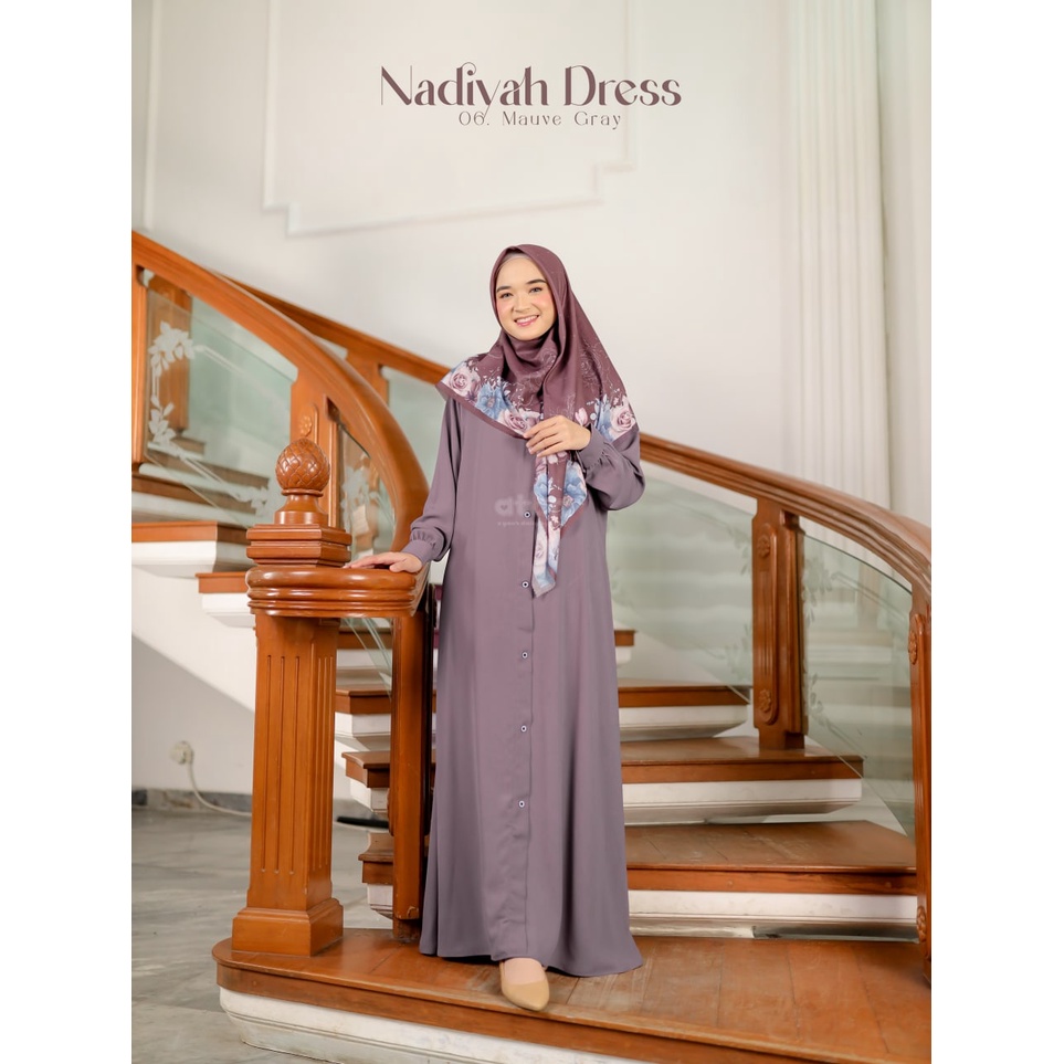 Gamis Polos Nadiyah Dress by Attin