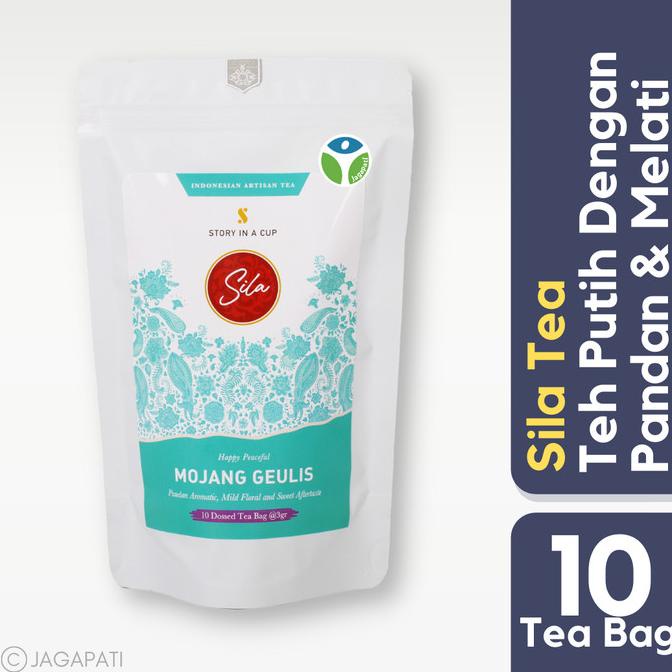 

Sila Tea - Mojang Geulis (10 Dossed Tea Bag @3gr) - Teh Putih
