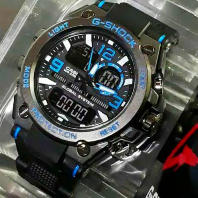 TRENDING!!! JAM TANGAN GSHOCK GST8600 CASIO BESI WATER RESIST RENANG MANDI HUJAN FAVORIT KESUKAAN