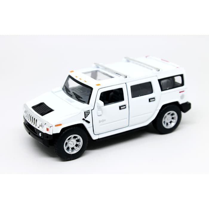 dct387 Kinsmart Hummer H2 SUV 2008 Putih