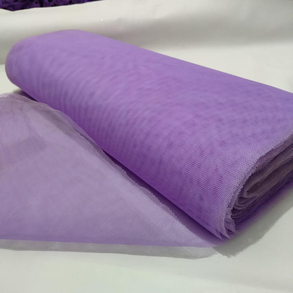 Kain Tile Tulle Tila Keras Kaku Hard Tulle per Yard (90cm/0,9meter) Murah Banget Multifungsi