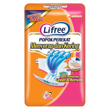 Lifree Popok Dewasa Tipe Perekat ( tape )  M / L