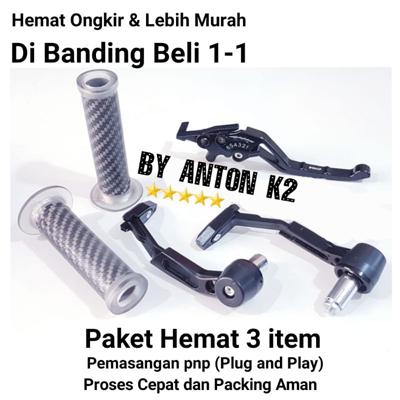 HANDLE REM BRAKE VARIASI PAKETAN 3 ITEM AKSESORIS MOTOR SUPRA X/SUPRA X 125/SUPRA X 125 HELM IN/SUPR