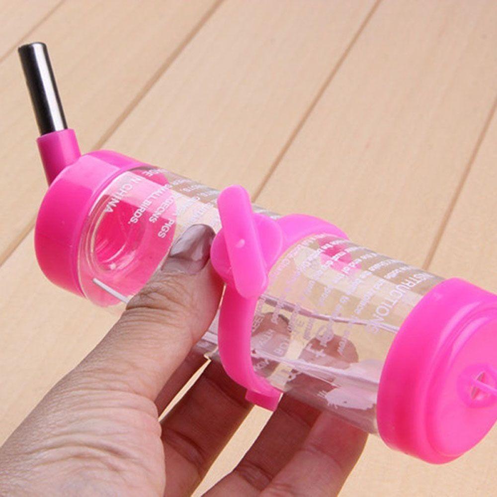 [Elegan] Tempat Minum Air Plastik 125ml Burung Anjing Kelinci Pet Auto
