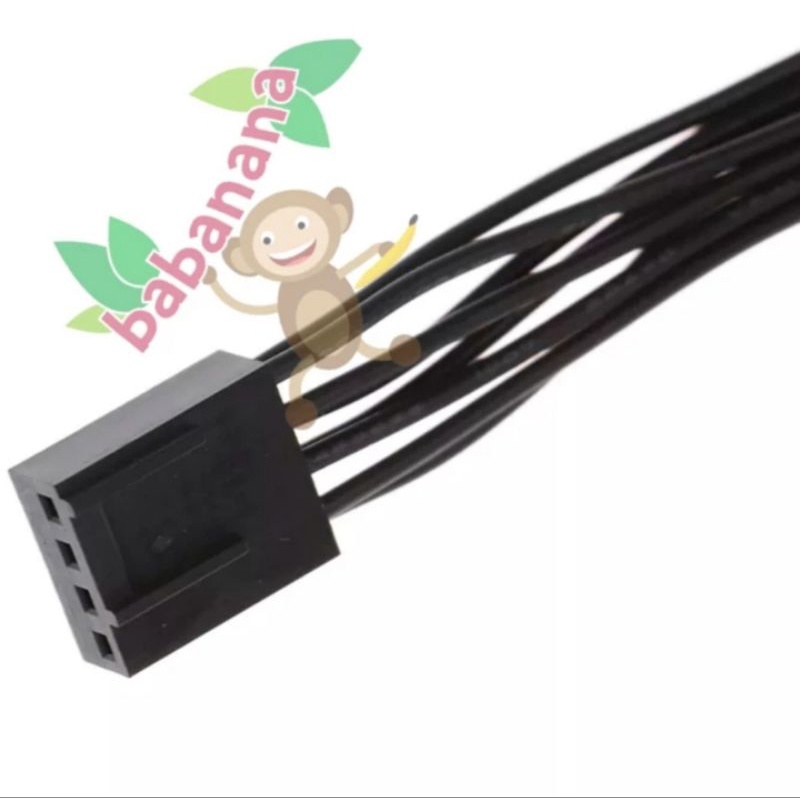 pwm 1 to 2 splitter kabel cabang fan cpu casing pc extension dual