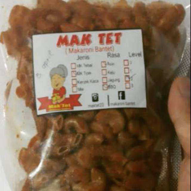 

Makaroni Bantet Tipis 500 gram Maktet Terenal Terlaris