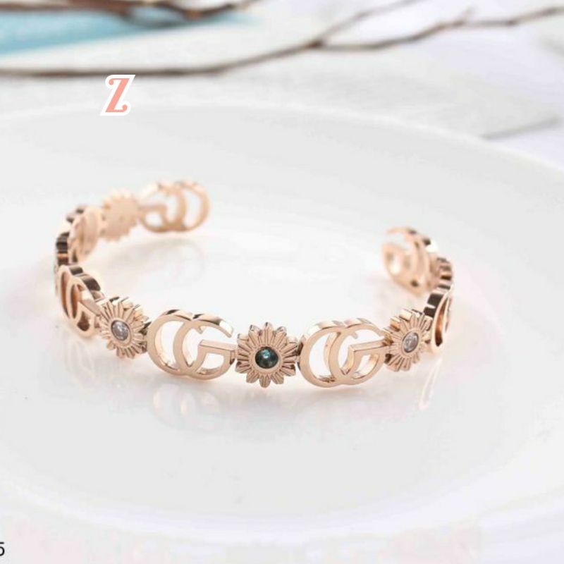 PROMO gelang bangle titanium asli anti karat