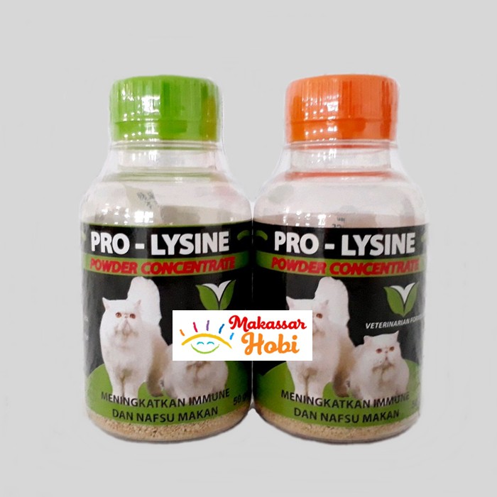 Vitamin Penambah Nafsu Makan Kucing PRO LYSINE Cat 50gr dan Immune