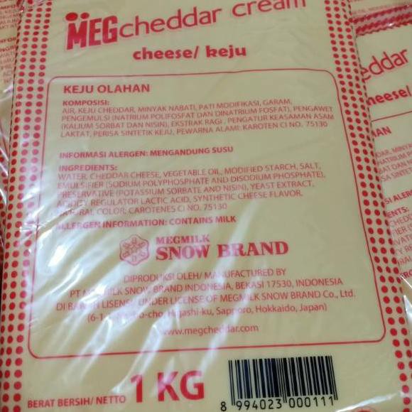 

♢T1863❤ Cream Cheese Meg Cream Keju Repack 250g ✯