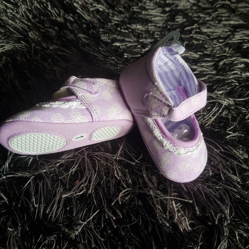 Sepatu PreWalker Baby Girls Impor Elegant Shafiya