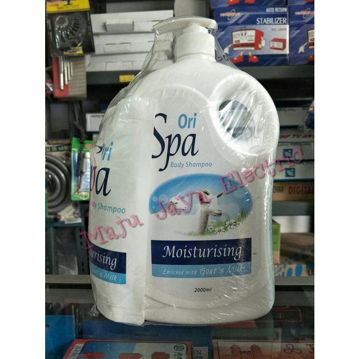 Sabun Mandi Cair Ori Spa Orispa + Refill Sabun Susu Kambing Malaysia