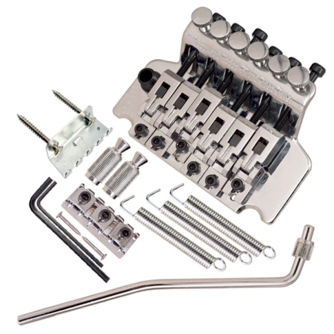 Tremolo  Floyd Rose Up Down Bridge Assembly System - Silver Fullset