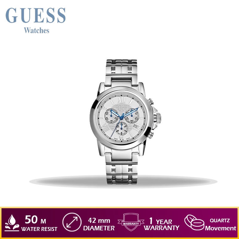 Jam Tangan Pria GUESS GC I41008G1 Stainless Steel Silver