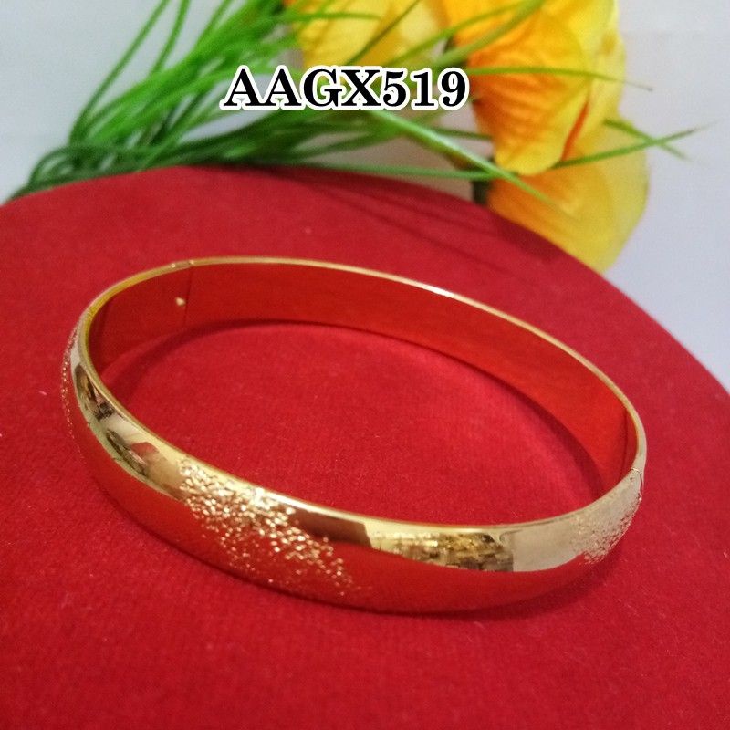 Gelang bangkok pasir lapis emas 24k