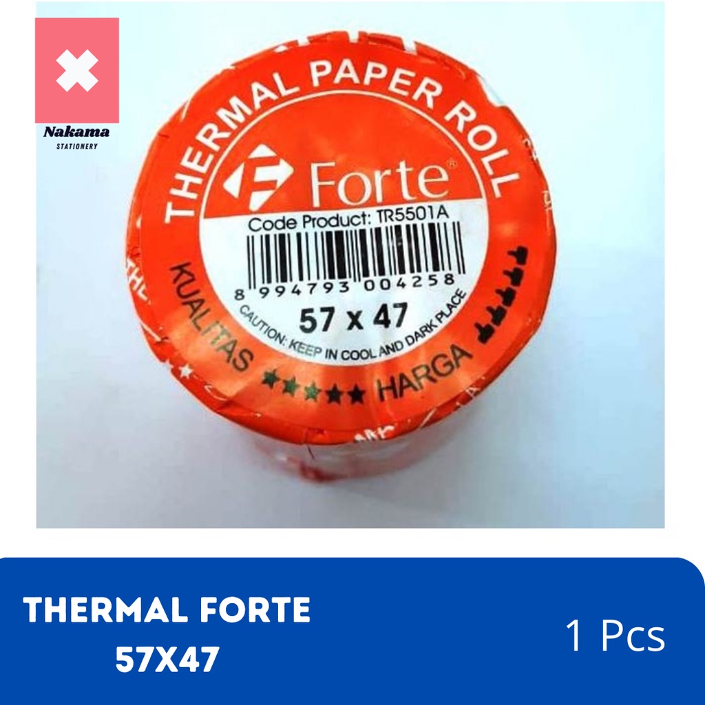 

Kertas Thermal Forte 57X47 Paper Thermal Roll Kasir 57x47