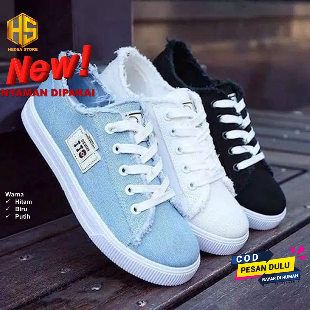 Fashion sepatu spatu shoes sneakers remaja / dewasa anak / wanita perempuan cewek cewe / gunung jogi