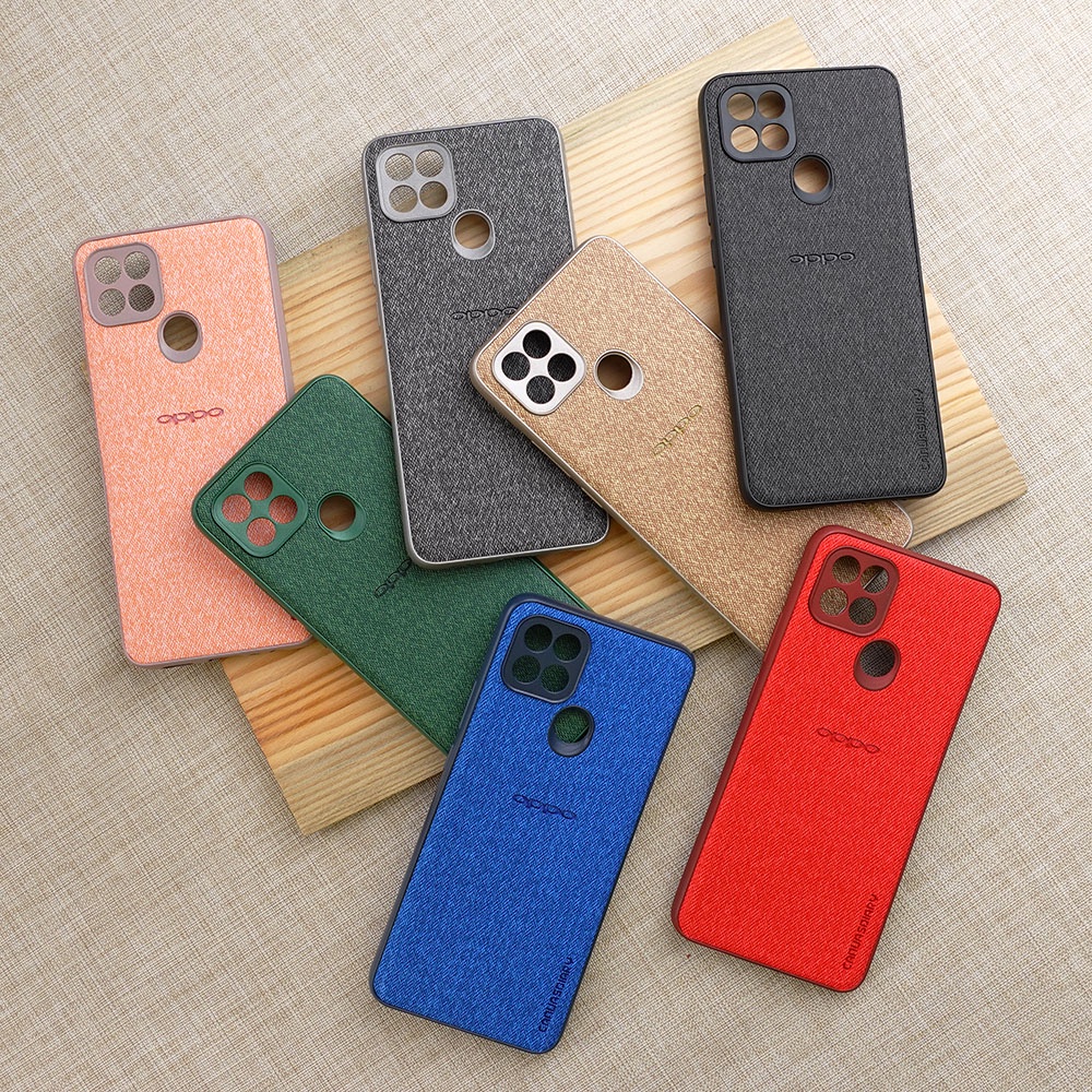 CASE CANVAS DENIM SAMSUNG A22 5G S21+ S21 ULTRA  A15 A16 A3S A54 A71 A92 A9 2020 RENO 4F 5 5F 8 C20 V20 SE Y20  NOTE 4