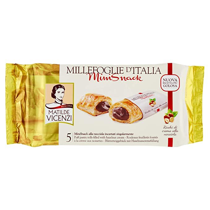 

Matilde Vicenzi - Millefoglie D'Italia Minisnack Nocciola 125g