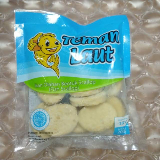 

TEMAN LAUT SCALLOP IKAN KECIL 200GR