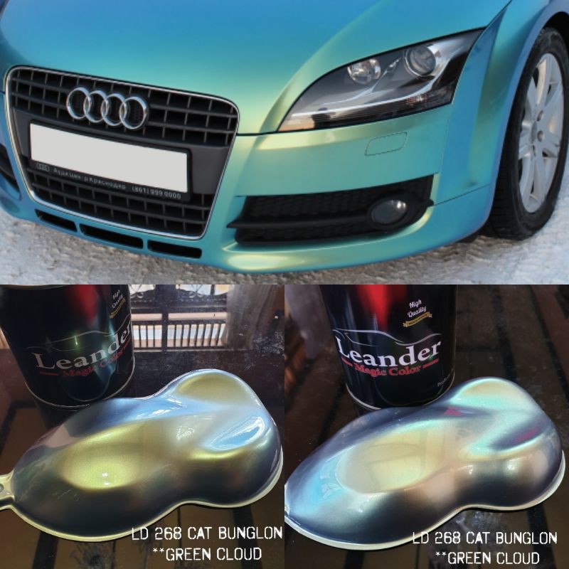 cat bunglon chameleon 1liter Green Cloud Leander