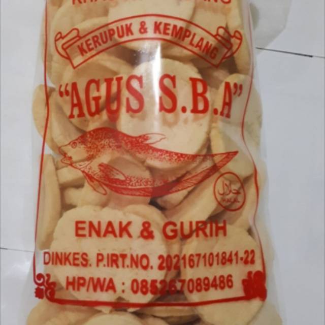 

Kemplang Ikan Tenggiri Super Paket 1.5Kg