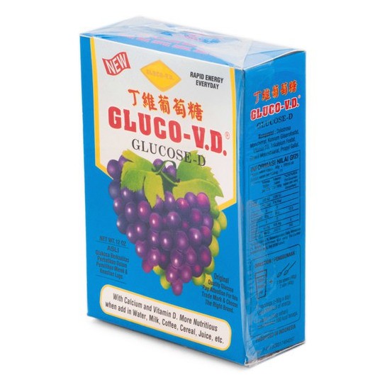 GLUCO - VD Gula anggur Glukosa Glucose Bubuk Gula Anggur 340gr