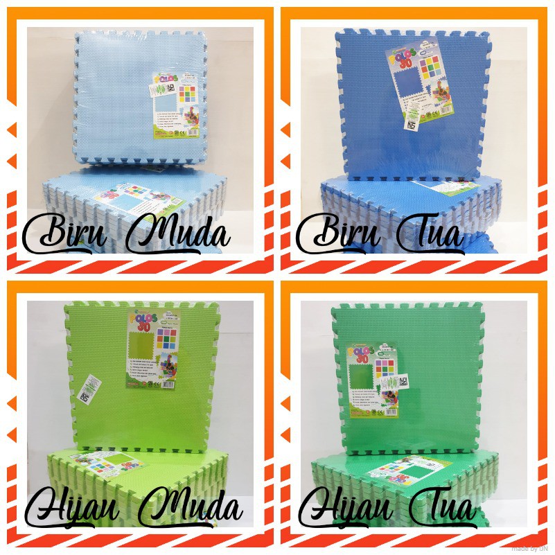 Puzzle Matras EVAMAT POLOS Ukuran 30x30 EVAMATS Alas