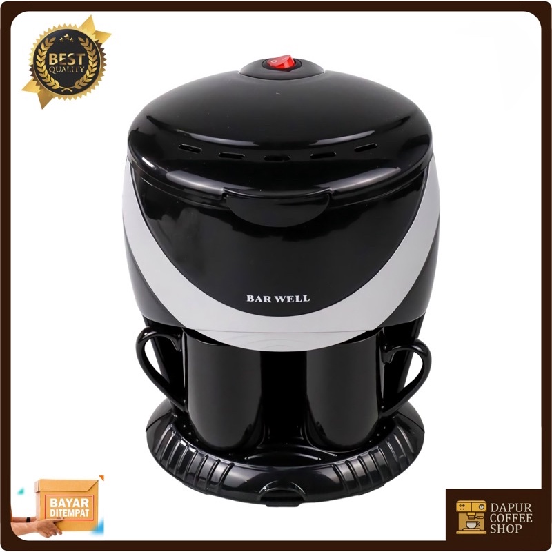 Mesin Kopi Espresso Coffee Machine Foam Maker Double Cup Artence  Peralatan Kopi