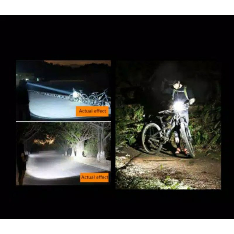 Rotary 860A Senter Kepala LED Cas Fokus Rotary Light 4 MODE 860A Super Terang