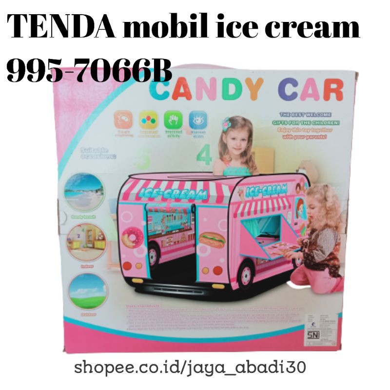 MAINAN TENDA ANAK MOBIL ICE CREAM CANDY 995-7066B / PERMEN ES KRIM