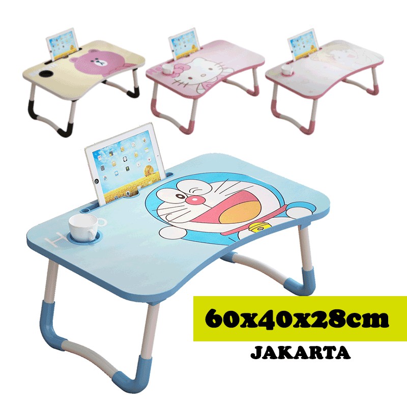 Meja Lipat Karakter Meja Belajar Lipat Meja Laptop Portabel Meja Kerja Meja Mengaji Meja Lipat Portable Meja Belajar Anak Multifungsi Anti Air Karakter dan Polos Murah  Meja Lipat Belajar Laptop Serbaguna Azgalery MJB01