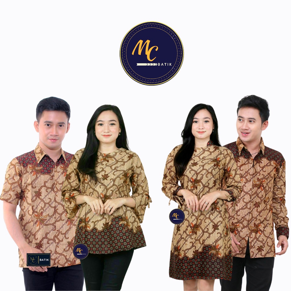 MCbatik Couple | Couple Batik Seragam Batik M L XL XXL Jumbo