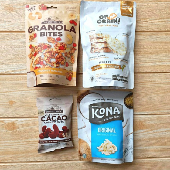 

Snack Local Healthy Snack Cemilan Sehat Granola, Cashew Gurih
