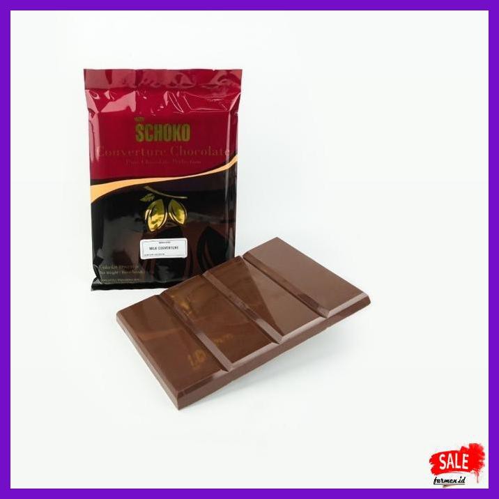 

RETLEMCOKLAT- MILK CHOCOLATE COUVERTURE 1KG / COKELAT BLOK RASA SUSU / COKLAT BLOK -ASLII.