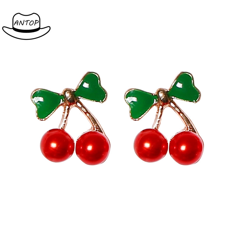 Antop![12 Model] 6 Pasang / Set Wanita Menyukai Anting Desain Perhiasan Gaya Buah