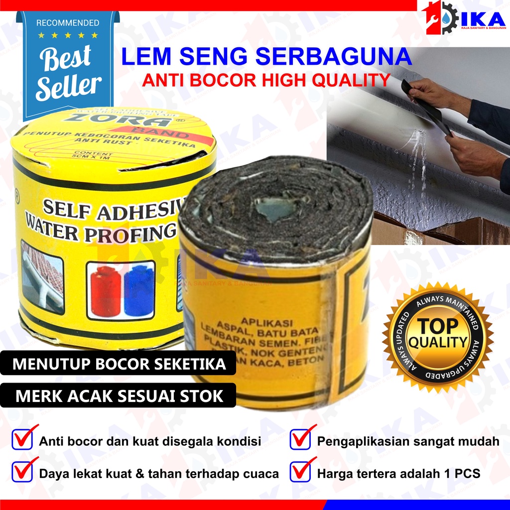 SENG SUPER BAND (BESAR) LEBAR 10METER / LEM BOCOR ASBES PIPA FIBERGLASS BAGU GENTENG ATAP MELELEH