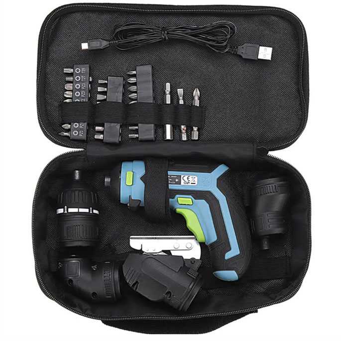 TONFON Bor Elektrik 4in1 Wireless Cordless Drill 4V with Pouch 5003604