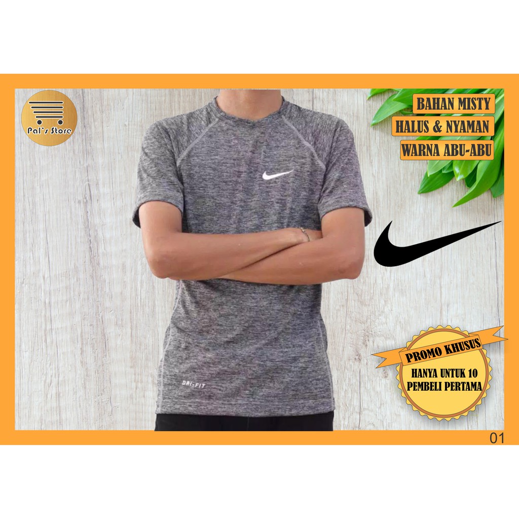 BAJU KAOS RUNNING NIKE RUNNING SHIRT NIKE PRIA WANITA COWOK CEWEK