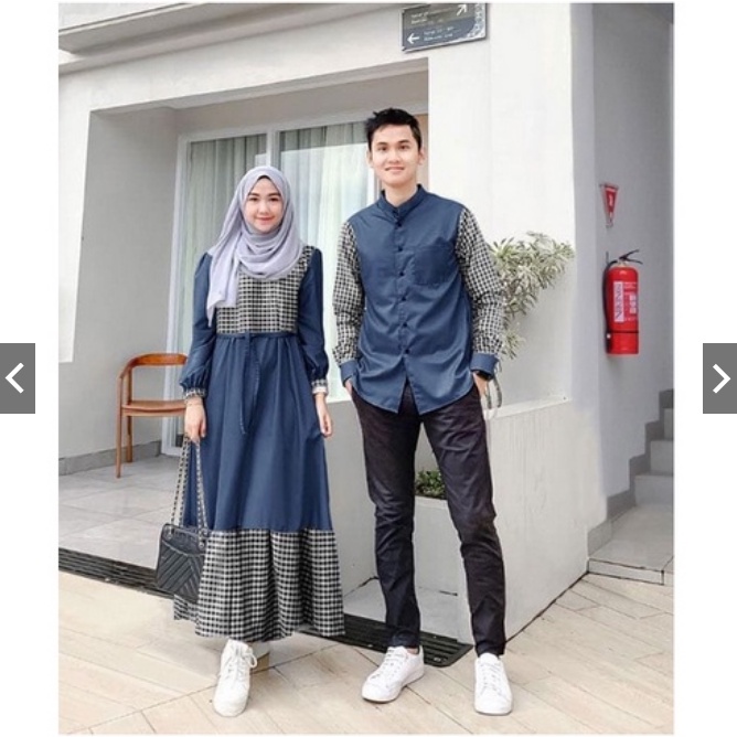 COUPLE GAMIS KATUN KOTAK + KOKO PAKISTAN COUPLE Cp DAMARA BAJU PASANGAN MUSLIM COUPLE TERBARU HIGH QUALITY