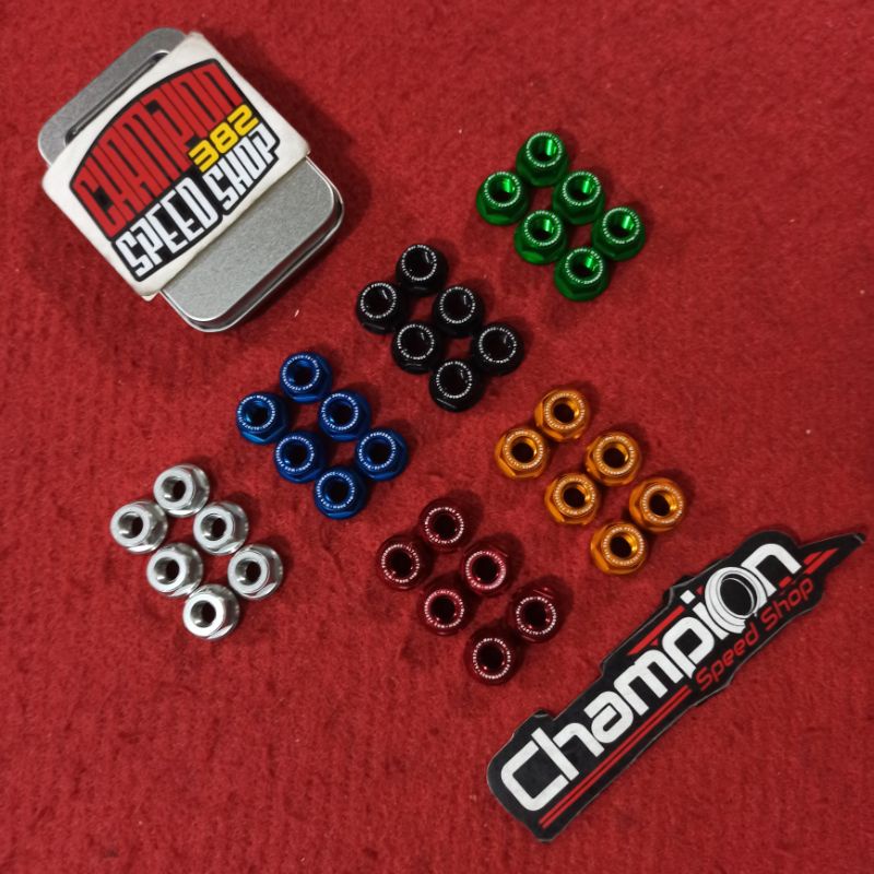 Mur Gear Gir Sprocket Nuts Aluminium M8 8mm WR3 Ninja R RR 150 R15 V3 XSR 155 GSX-R150 CBR 150R-2