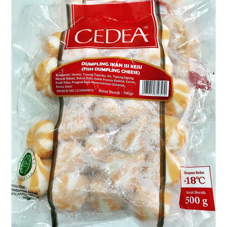 

Cedea Dumpling Ikan Keju 500gram