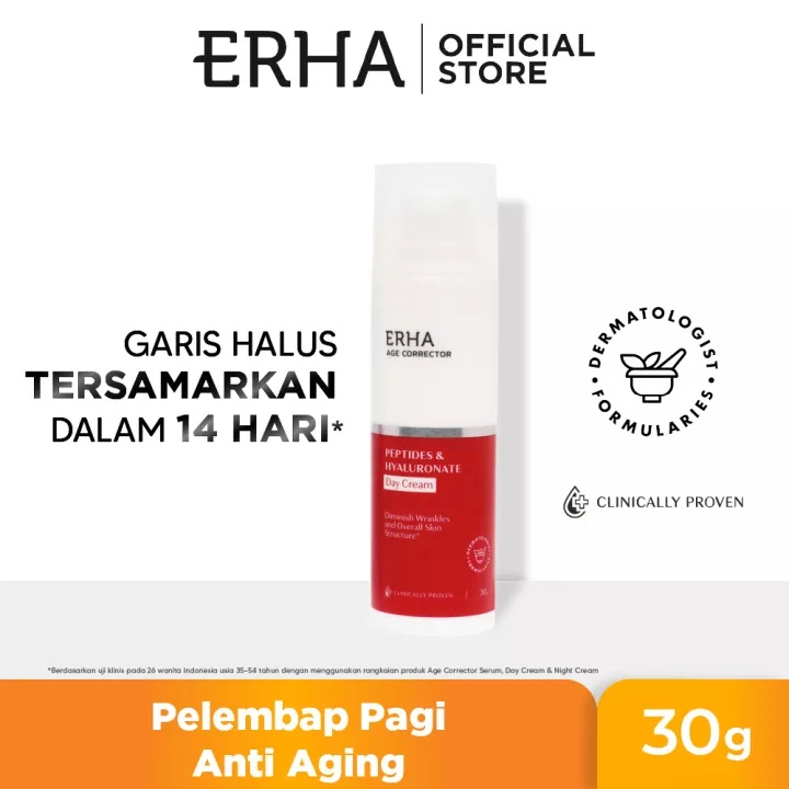 ERHA Age Corrector Day Cream pepides &amp; Hylauronate  -30 ml