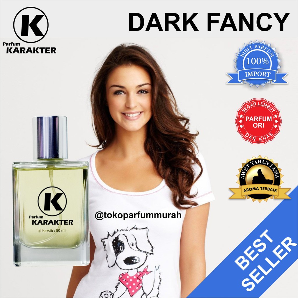 Bisa Cod | Parfum Cewek Dark Fancy | Bibit Parfum Import Wangi &amp; Tahan Lama | Kemasan 30ml