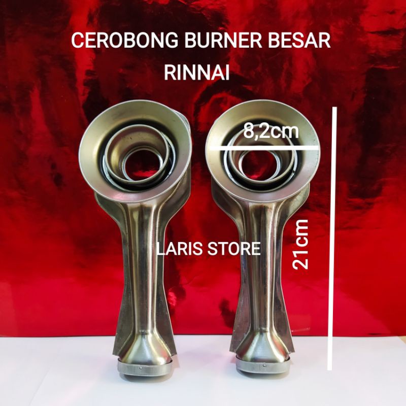 Cerobong Burner Kuningan besar Kompor Gas Rinnai