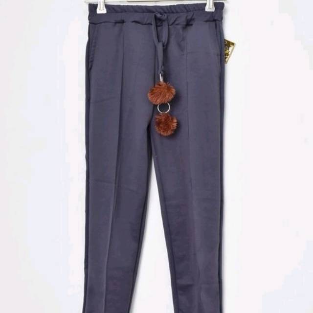 Celana panjang wanita bahan scuba