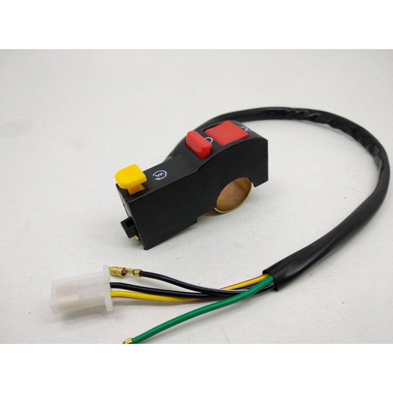 Saklar ON Off Stang Motor Saklar ON Off Lampu Plus Starter Saklar Kanan Motor Universal
