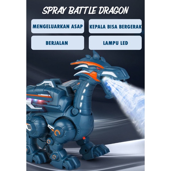 Spray Dragon Mainan Anak-Anak Naga Naga Bisa Keluar Asap