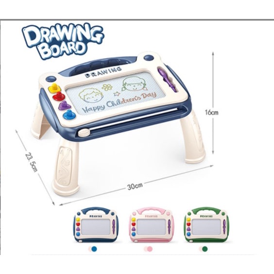 Magnetic Drawing Board Meja Gambar Portable Anak