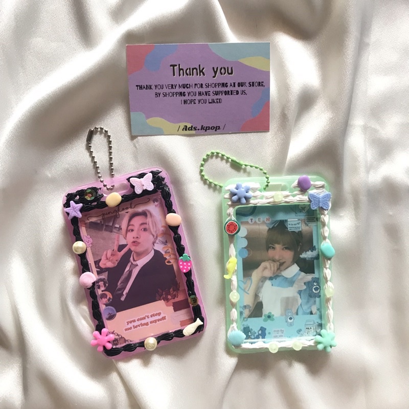 

id card deco cream kpop