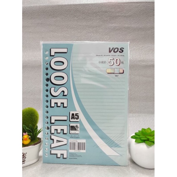 

Vos loose leaf color A5-50 mint